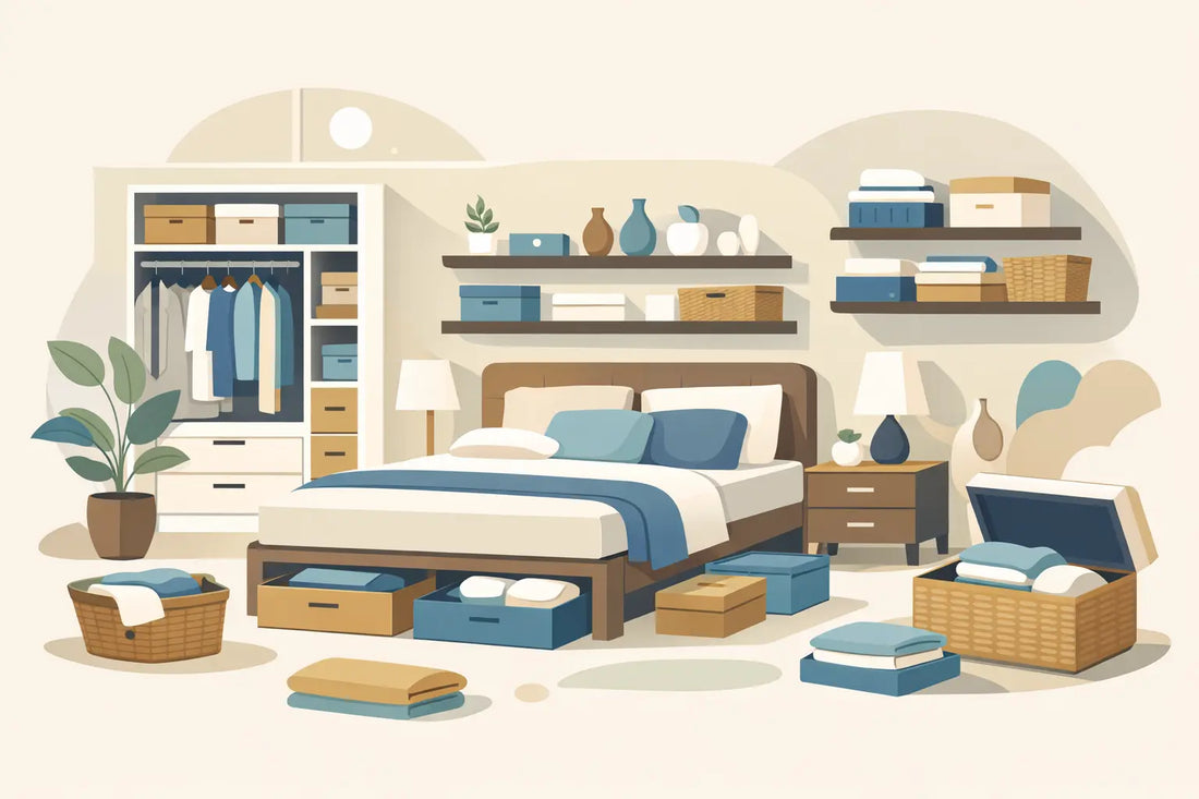 15 Bedroom Storage Ideas That Clear the Clutter