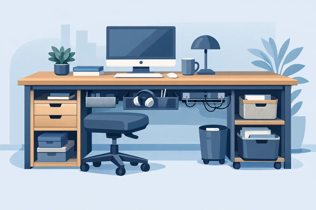 Under Desk Storage Organizer Ideas That Work