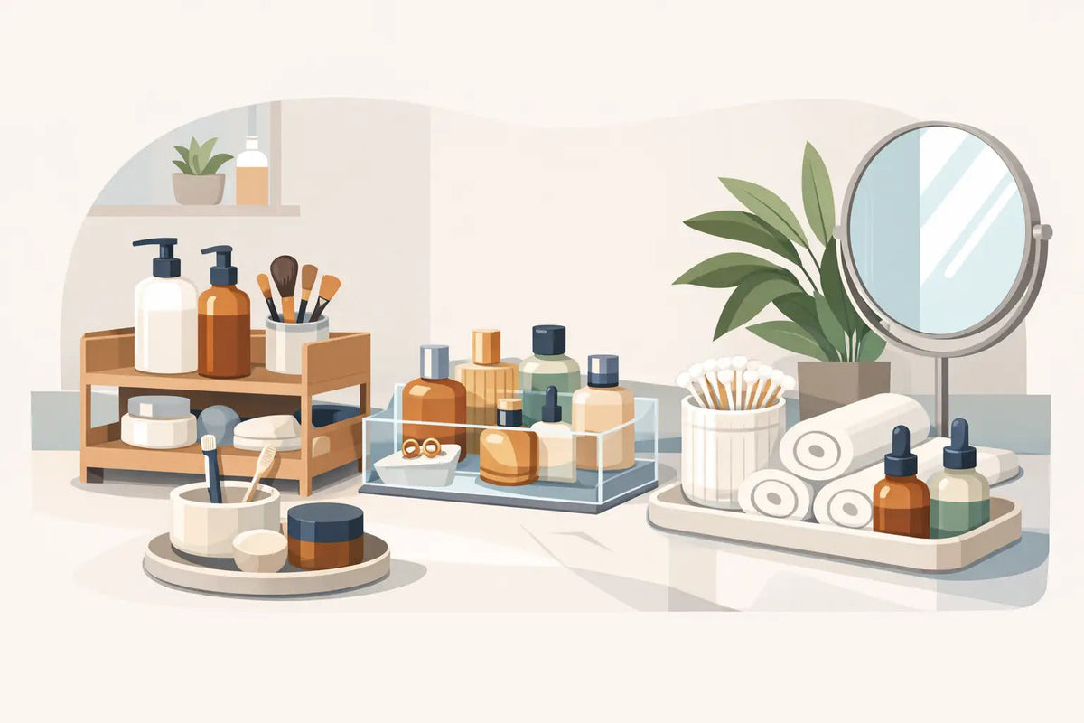 Bathroom Counter Organizer Ideas That Work