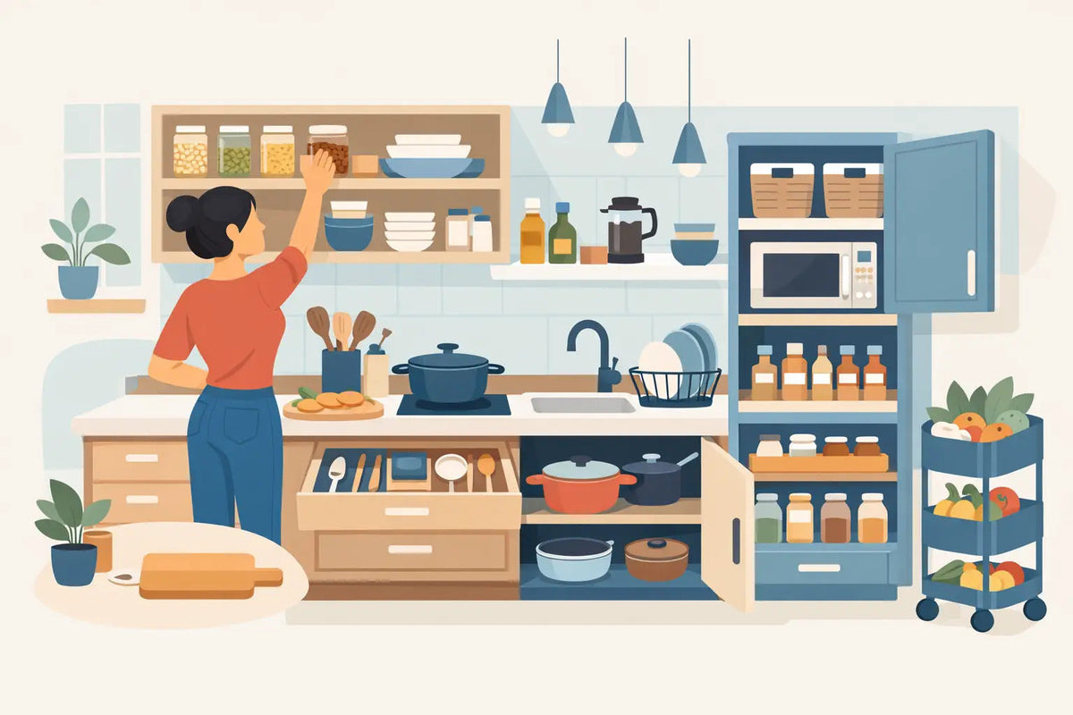 How to Organize an Apartment Kitchen Better