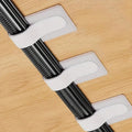 12-Pack Self-Adhesive Cable Clips – Cord Organizer for Home & Office