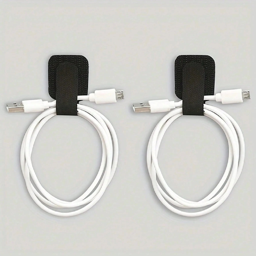 12-Pack Self-Adhesive Cable Clips – Cord Organizer for Home & Office