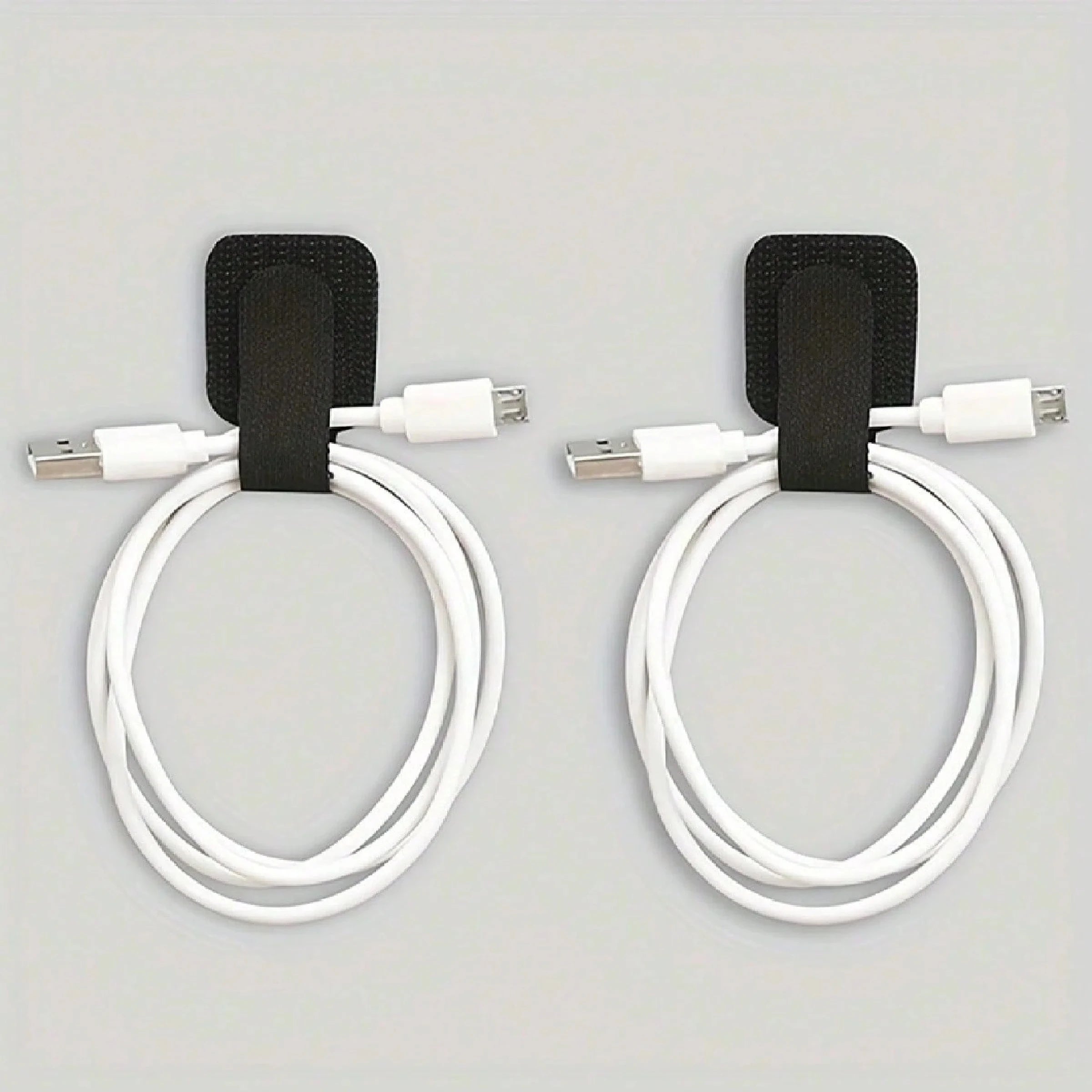 12-Pack Self-Adhesive Cable Clips – Cord Organizer for Home & Office
