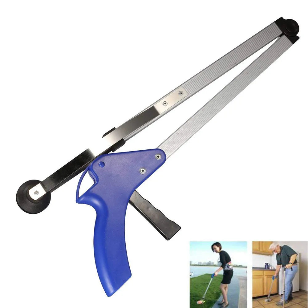 Extra Long Foldable Reacher Grabber Tool – 83 cm Lightweight Pick-Up Stick for Trash, Household Items & Hard-to-Reach Objects