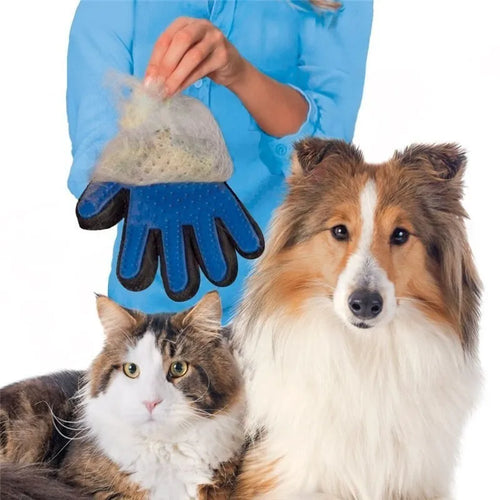 Guante de aseo para mascotas, cepillo para gatos, peine para gatos, cepillo para muda de mascotas, guante para perros, guantes para el pelo de mascotas para perros, aseo de perros XW.
