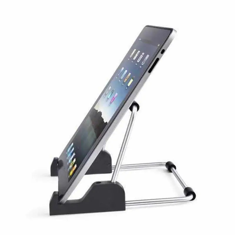 Universal Foldable Tablet Stand – Adjustable Aluminum Holder for iPad & Tablets