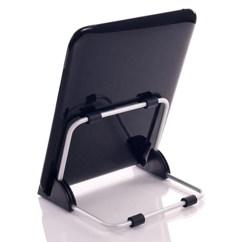 Universal Foldable Tablet Stand – Adjustable Aluminum Holder for iPad & Tablets