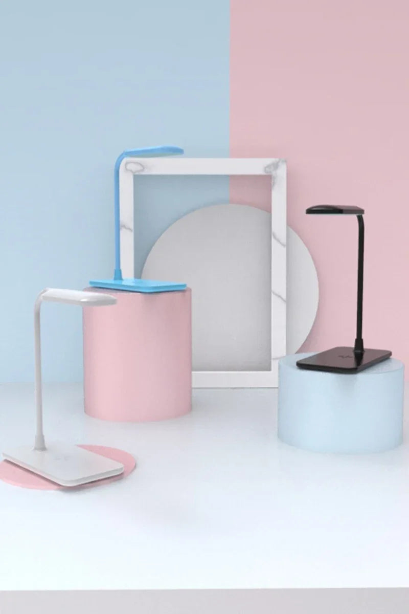 LED Desk Lamp with Wireless Charger & USB Charging Port – Touch Control
