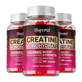 Creatine Monohydrate Gummies for Adults – Vegan Non-GMO Creatine Supplement for Muscle Strength, Endurance & Workout Performance Support