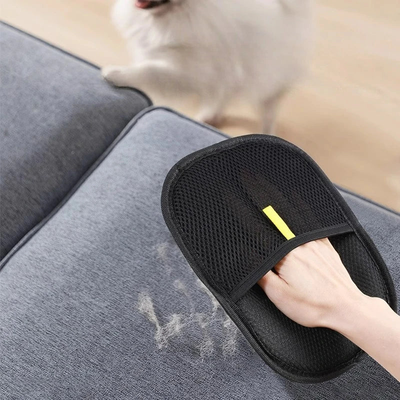 Removedor de Pelo de Mascotas Portátil Guantes Despeluzadores Lavables para Ropa Productos de Limpieza para Mascotas Accesorios para Mascotas