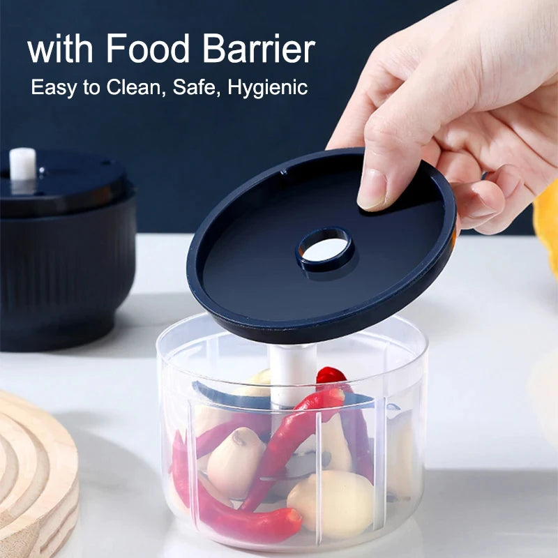 Mini picadora de verduras eléctrica inalámbrica USB recargable de 250 ml, triturador de ajos, picadora de alimentos para la cocina