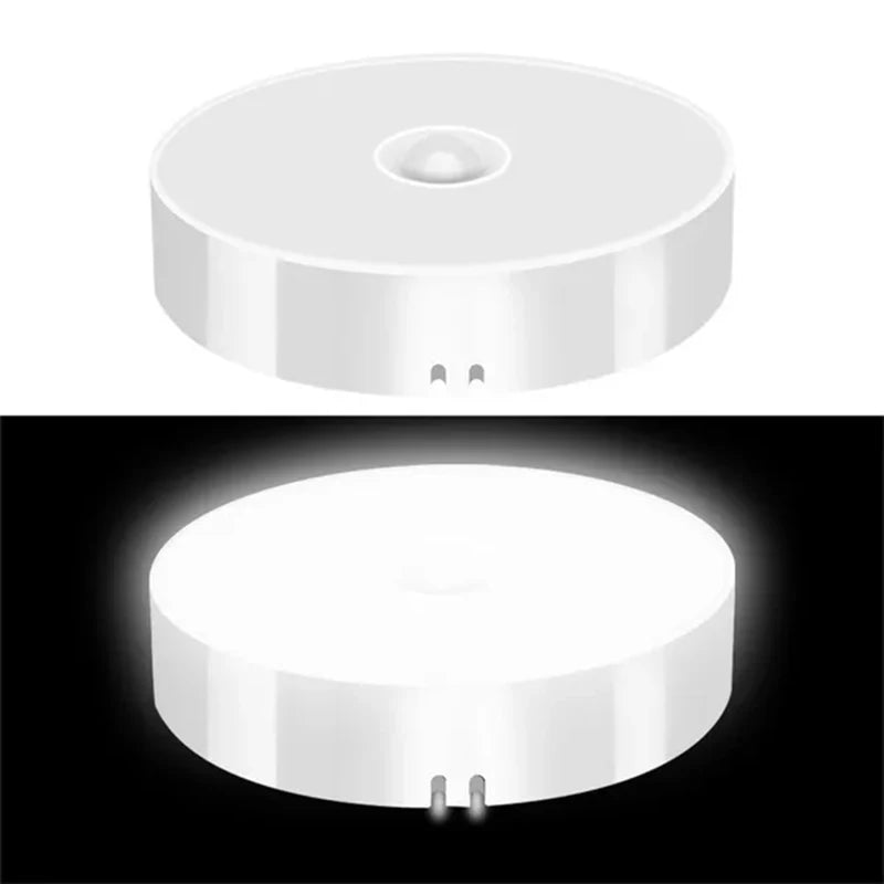 USB Rechargeable Motion Sensor LED Light – Wireless Magnetic Night Light for Closet, Cabinet, Kitchen & Stairs