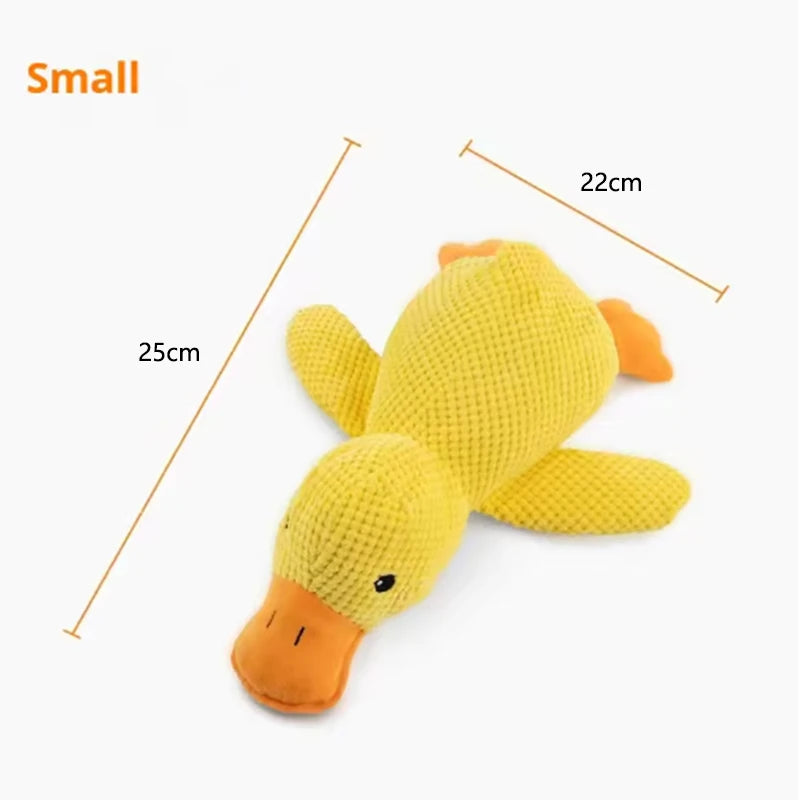 Duck Plush Dog Toy – Soft Squeaky Chew Toy for Dogs & Puppies