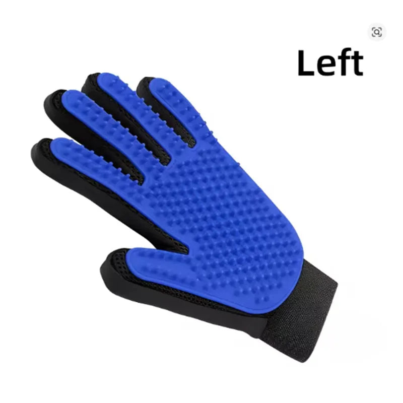 Guante quitapelos para mascotas, peine, guante de limpieza para perros y gatos, para deshedding, cepillo de masaje, suministros para animales, accesorios para gatos