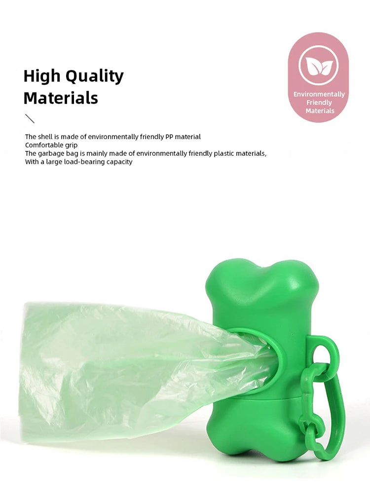 Dog Poop Bag Dispenser – Portable Pet Waste Bag Holder for Easy Cleanup During Walks & Outdoor Activities