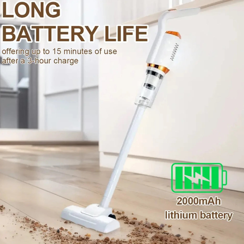 Compact handheld vacuum cleaner with powerful suction