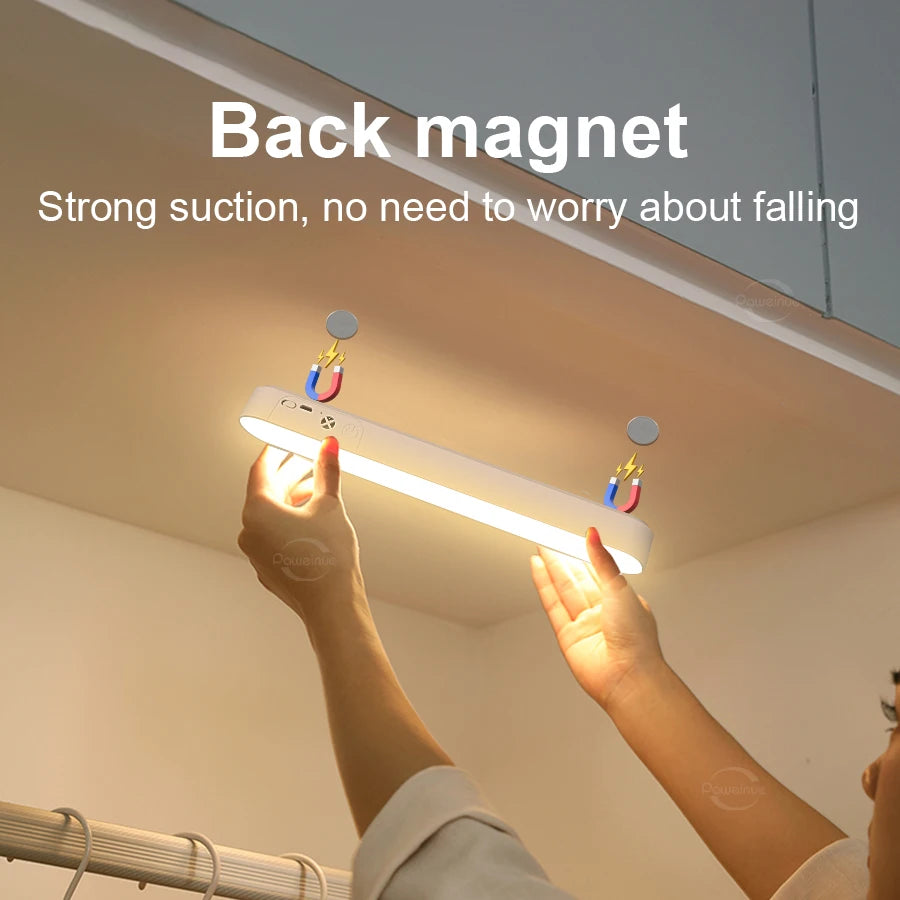 Rechargeable Magnetic LED Desk & Wall Light with Remote Control