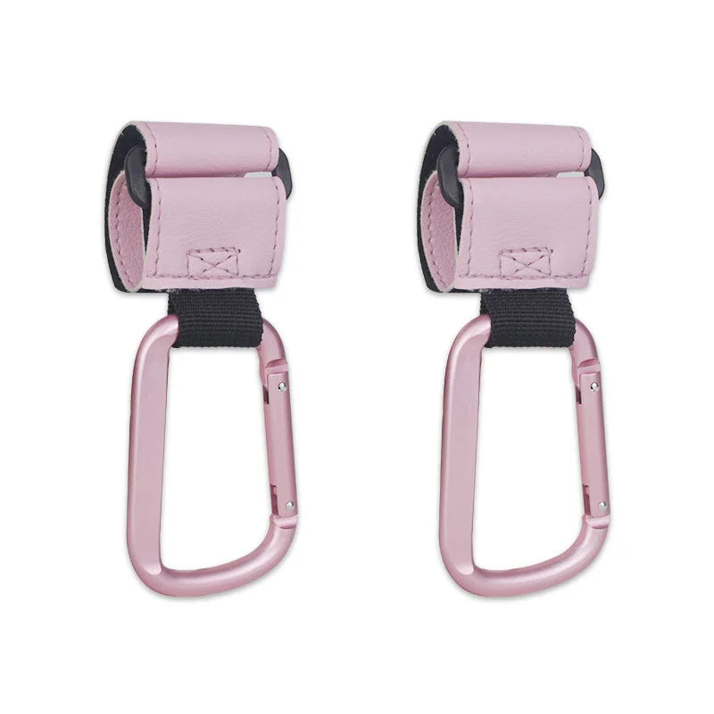 Universal Stroller Hooks – Heavy Duty Organizer Clips for Diaper Bags, Shopping Bags, Car Seats & Baby Strollers