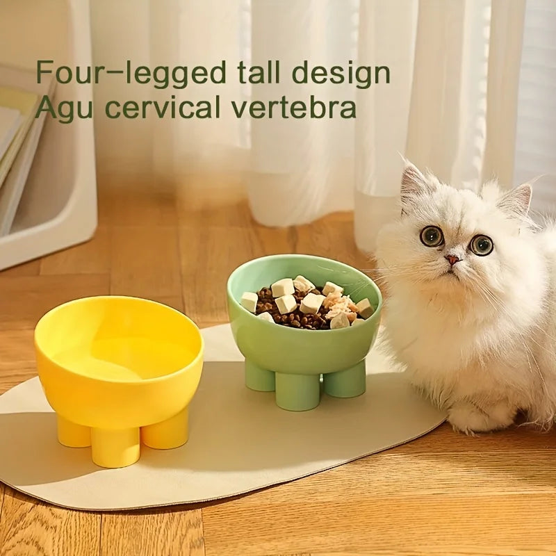 Elevated Cat Bowl with Stand – Raised Pet Food & Water Dish for Comfortable Feeding & Better Posture