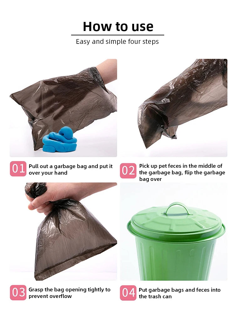 Dog Poop Bag Dispenser – Portable Pet Waste Bag Holder for Easy Cleanup During Walks & Outdoor Activities