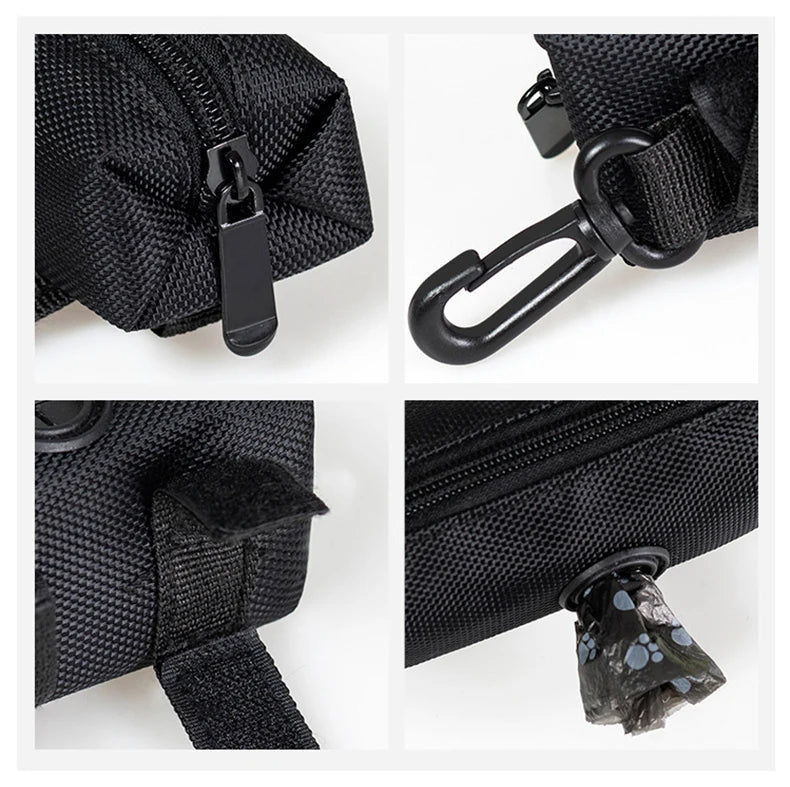 Soporte para Bolsas de Excrementos de Perro para Correa Accesorio Ajustable para Bolsas de Basura de Viaje Pequeñas Dispensador de Bolsas de Excrementos para Perros Herramientas de Limpieza para Mascotas