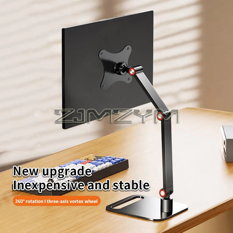 Adjustable Foldable Monitor Stand for 13–24 Inch Monitors & Laptops