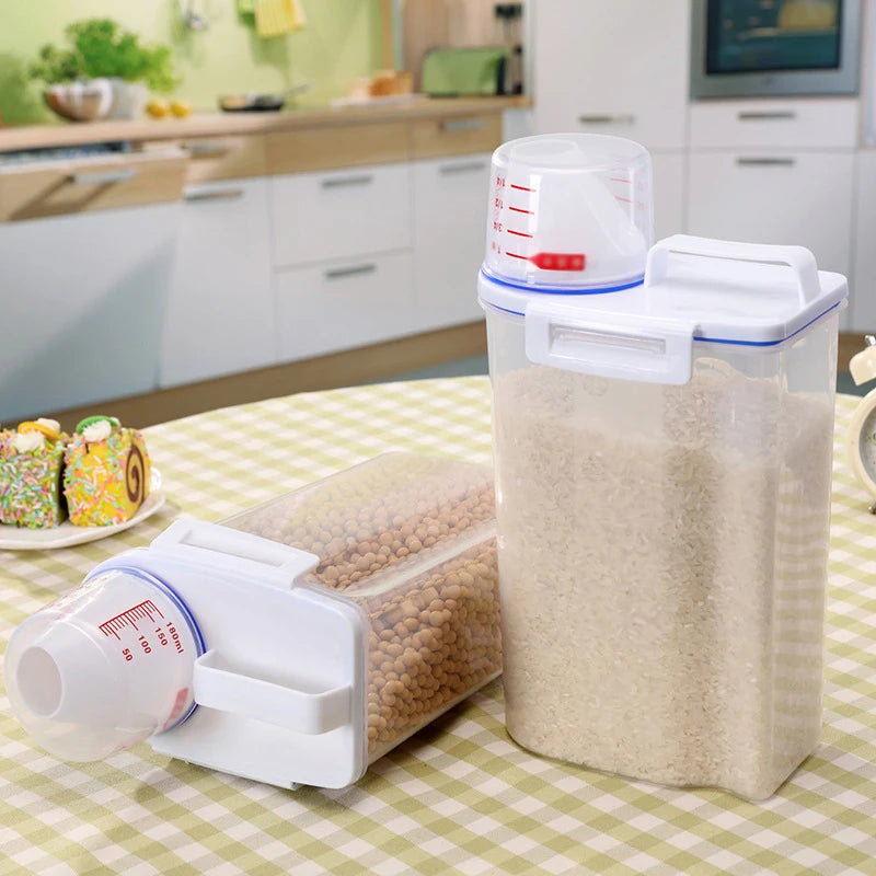 Contenedor premium para alimentos de mascotas con cierre hermético - Duradero, gran capacidad, fácil de limpiar y diseño elegante para perros y gatos