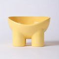 Cuenco Elevado para Gatos con Soporte - Plato Duradero de Plástico para Comida y Agua de Mascotas, Elegante y Moderno, Ergonómico para Cuello de Gatos y Perros