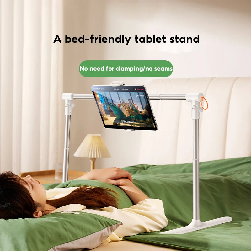 Adjustable Aluminum Tablet & Phone Stand – Foldable Desktop Holder for iPad, Tablets & Smartphones