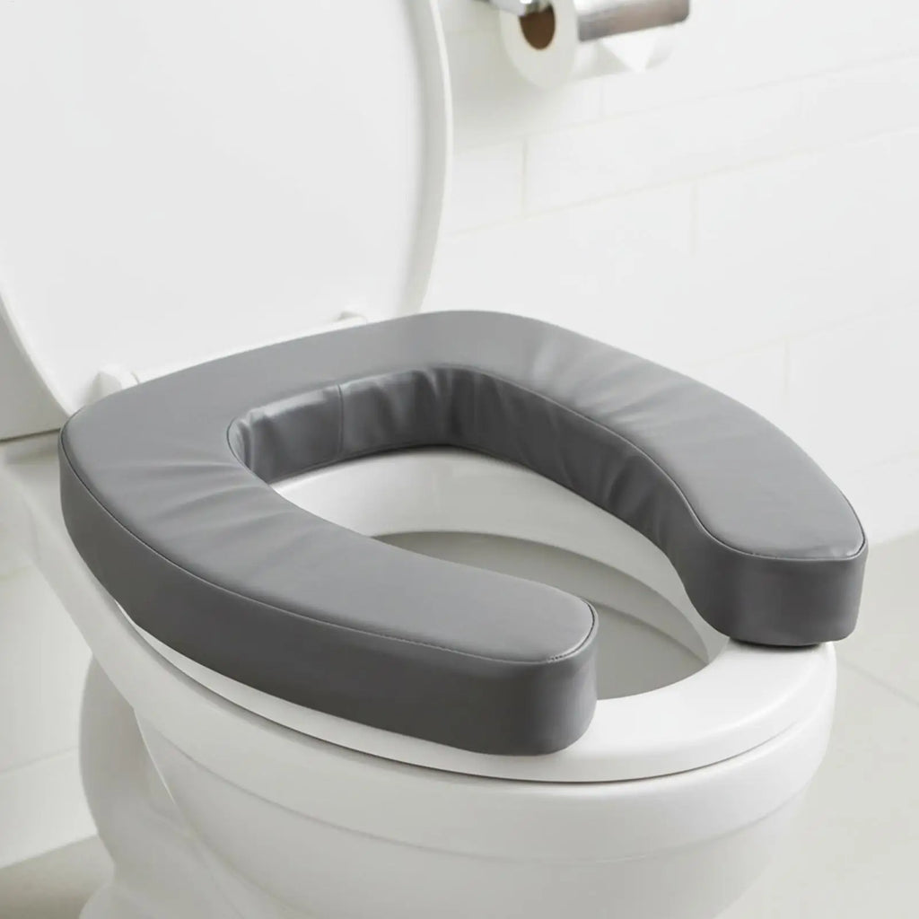 Elevadores de inodoro para personas mayores, asiento acolchado portátil, antideslizante e impermeable, elevador de inodoro asistencial para ancianos, personas con discapacidad, embarazadas, hogar y viajes