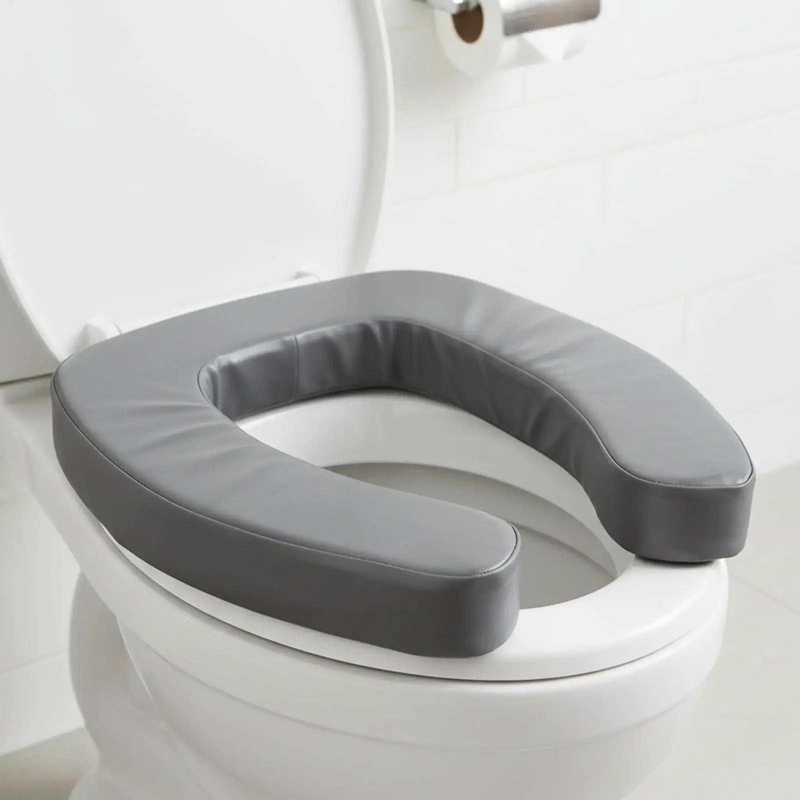 Elevadores de inodoro para personas mayores, asiento acolchado portátil, antideslizante e impermeable, elevador de inodoro asistencial para ancianos, personas con discapacidad, embarazadas, hogar y viajes