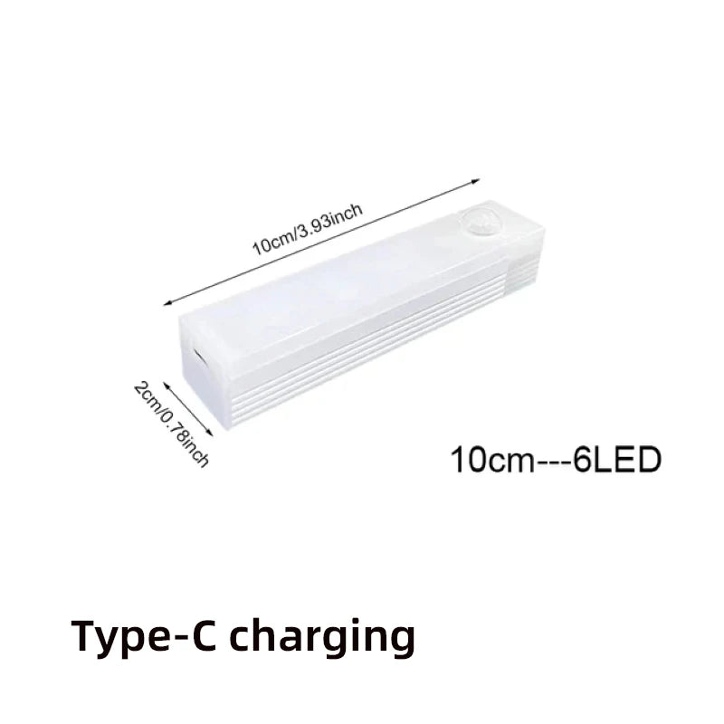 Rechargeable Motion Sensor LED Light – USB-C Wireless Under Cabinet & Closet Light