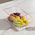 Clear Refrigerator Organizer Bins for Eggs, Fruits, Vegetables & Snacks