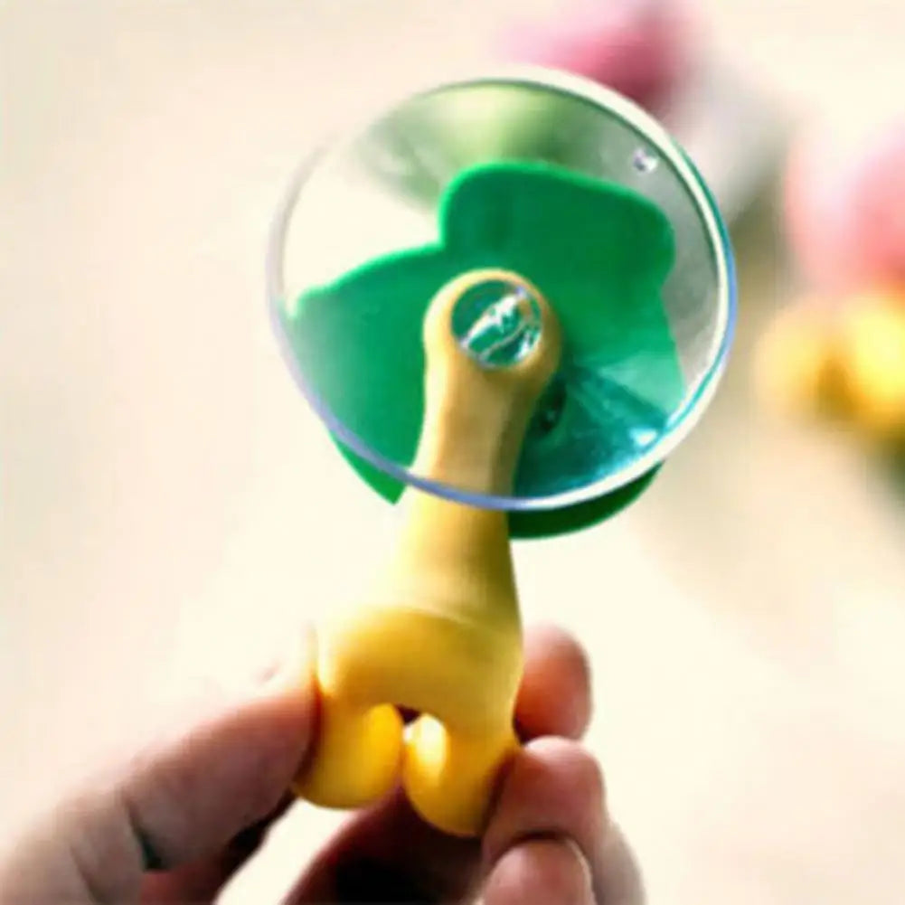 Wall-Mounted Kids Toothbrush Holder & Toothpaste Dispenser