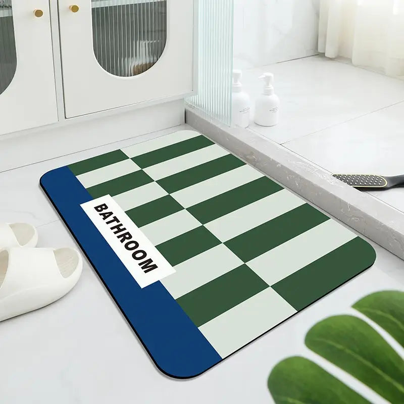 Non-Slip Memory Foam Bath Mat – Soft Absorbent Bathroom Rug with Anti-Slip Backing for Bathroom, Bedroom, Entryway & Laundry Room