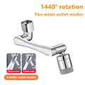 Extensor de Grifo Brazo Robótico ABS Modo Dual Simple Boquilla Giratoria Universal de 1080° para Lavabo de Baño