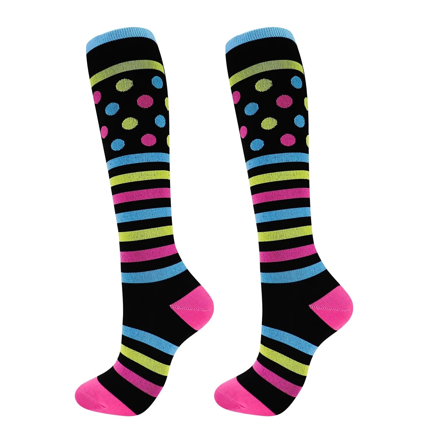 Knee High Compression Socks for Women & Men – Graduated Support Socks for Running, Cycling, Travel & Everyday Comfort