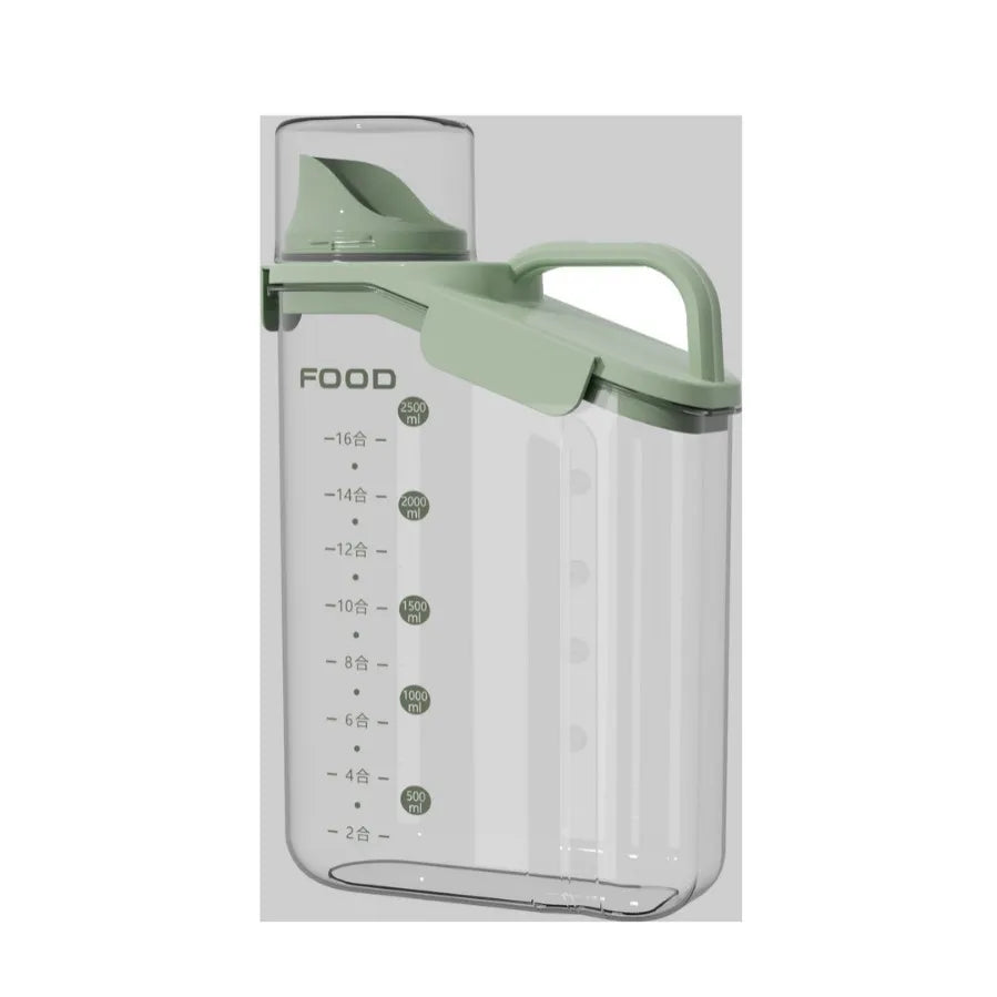 Recipientes herméticos para almacenar alimentos, dispensador de cereales, caja de almacenamiento para cereales, dispensador de arroz, dispensador de granos, organizador de cocina