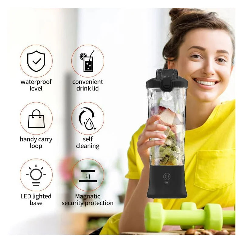 20oz USB-C Rechargeable Portable Blender for Smoothies & Shakes