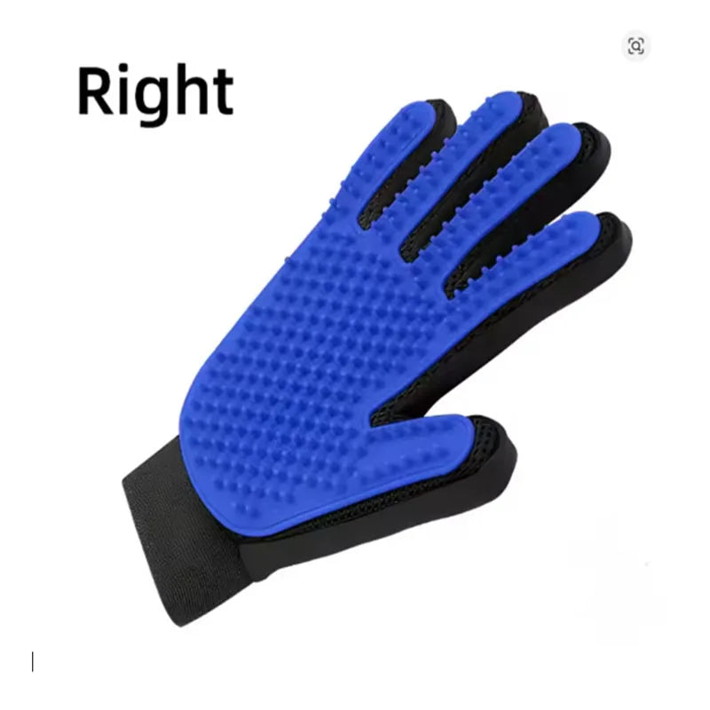 Guante quitapelos para mascotas, peine, guante de limpieza para perros y gatos, para deshedding, cepillo de masaje, suministros para animales, accesorios para gatos