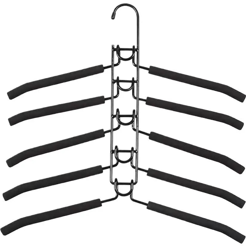 Multi-Tier Closet Hanger with Hooks – Space-Saving Clothes Organizer
