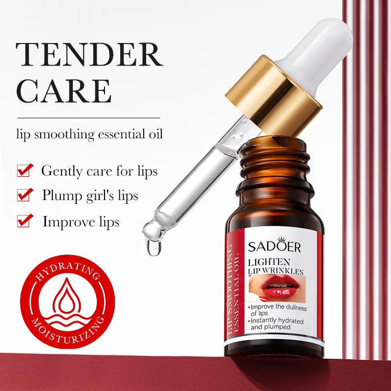 Lip Plumping Serum Oil for moisturizing and smoothing lips