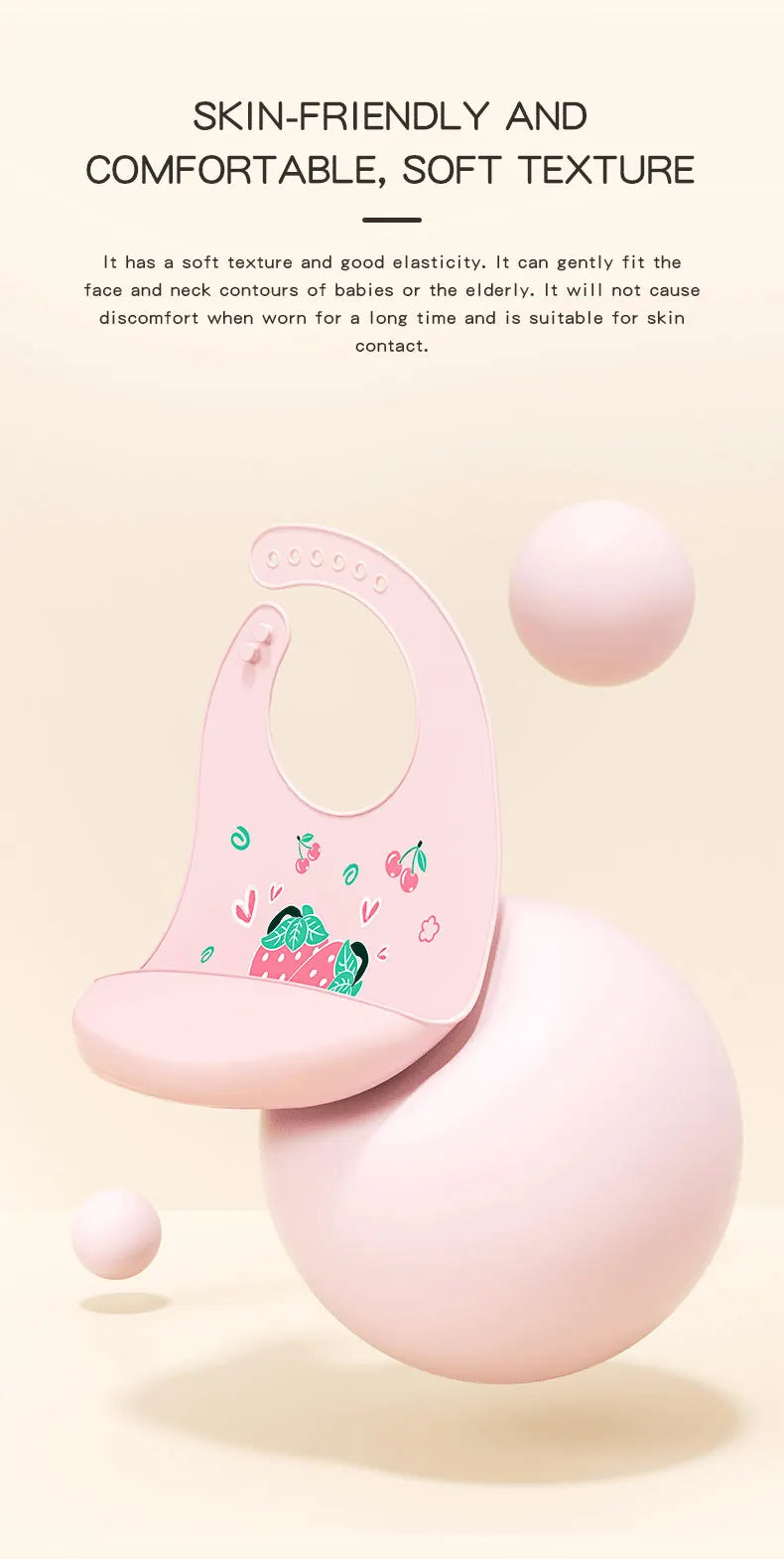 Baberos de silicona para niños y niñas para bebés y niños pequeños, babero de alimentación suave impermeable ajustable con recolector de alimentos grande, sin BPA