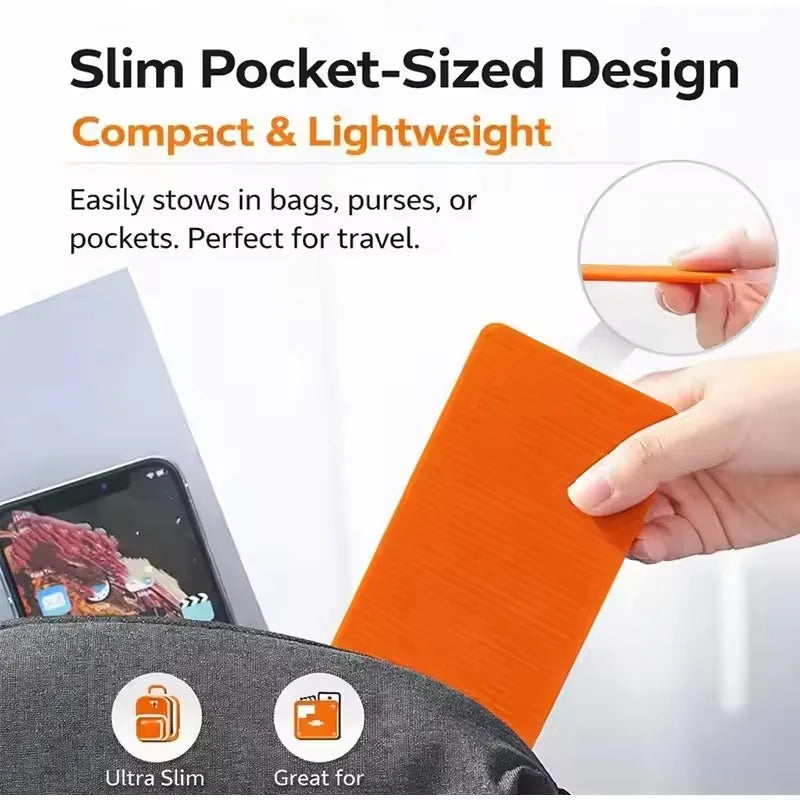 Flexible Foldable Silicone Device Stand – Adjustable Multi-Angle Holder for Phones, Tablets & Laptops