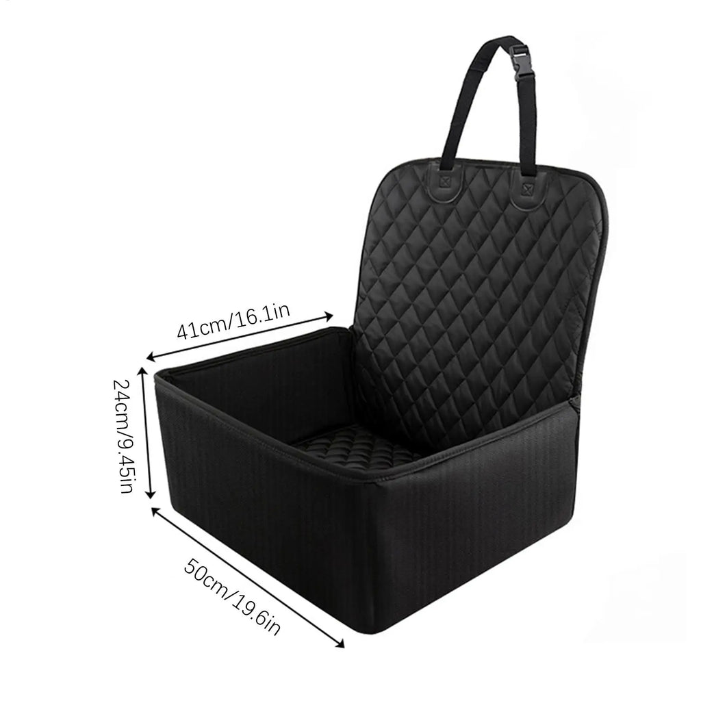 Asiento de coche grande para perros, funda protectora impermeable para asiento trasero, cojín transportador para mascotas, viaje en SUV, camión, vehículo, seguridad, fácil limpieza