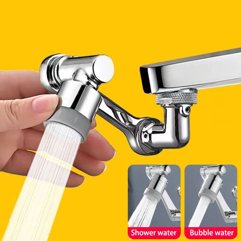 1080° Rotatable Faucet Sprayer Head with Dual Spray Modes for Kitchen & Bathroom Sink