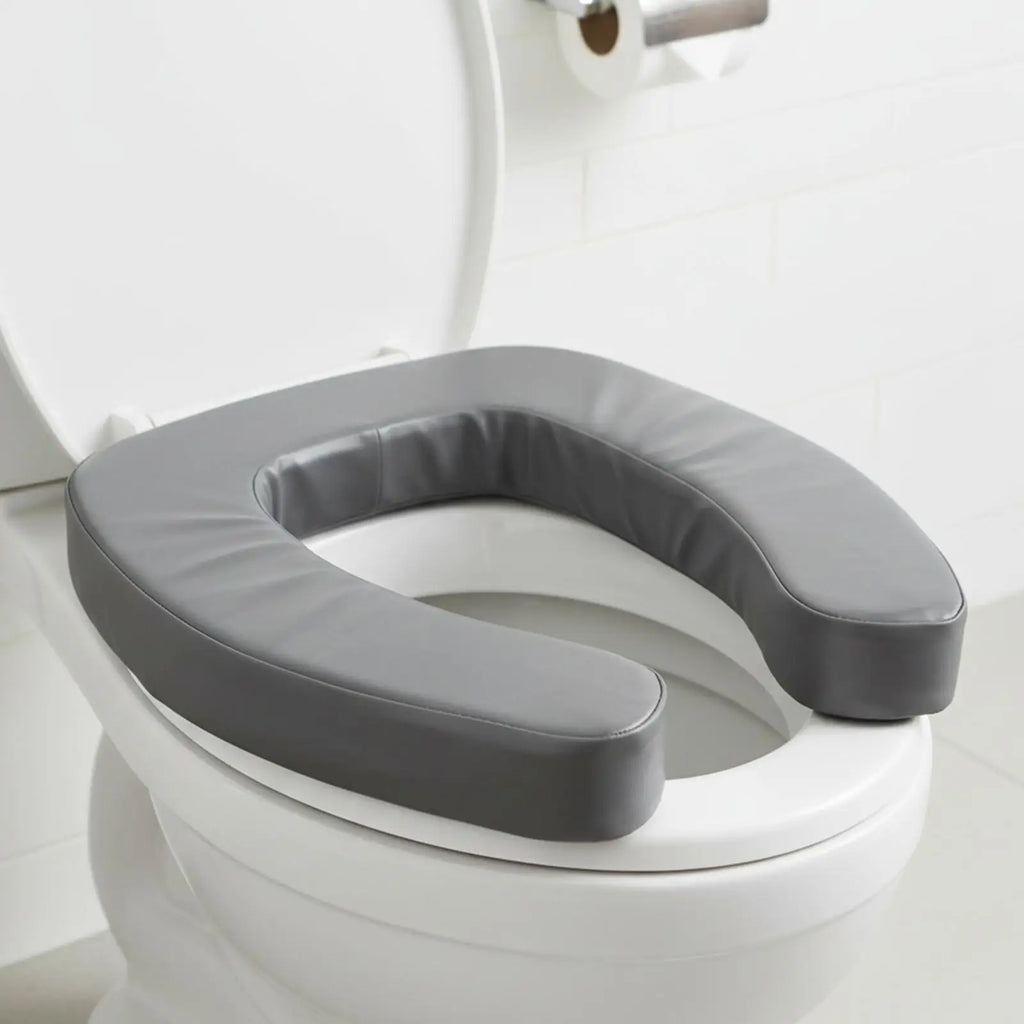 Raised Toilet Seat Cushion – Thick Waterproof U-Shaped Toilet Seat Riser with High-Density Foam for Seniors, Disabled & Post-Surgery Recovery