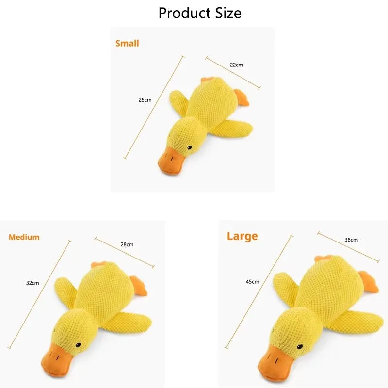 Duck Plush Dog Toy – Soft Squeaky Chew Toy for Dogs & Puppies