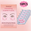 Pink Hydrating Eye Patches – 10 Pcs Moisturizing & Revitalizing