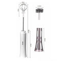 Espumador de Leche Eléctrico Portátil Mini Batidora de Leche de Cocina para Café Máquina de Espuma para Decoración Batidora Licuadora Utensilios para Café